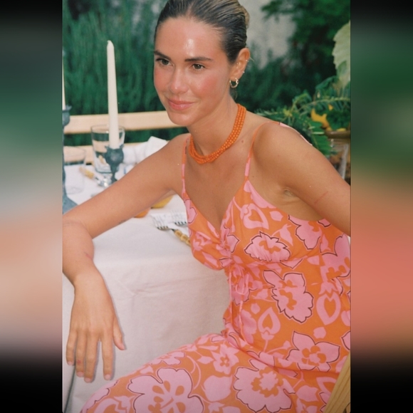 Faithfull the Brand Shayna Paraiso Floral Midi Dress - Picture 3 of 8